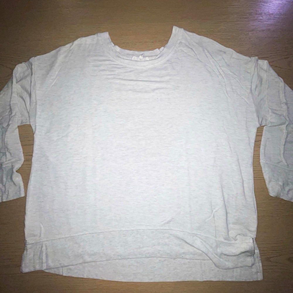 Workshop Republic Clothing White Knit 3/4 Sleeve Top 1X